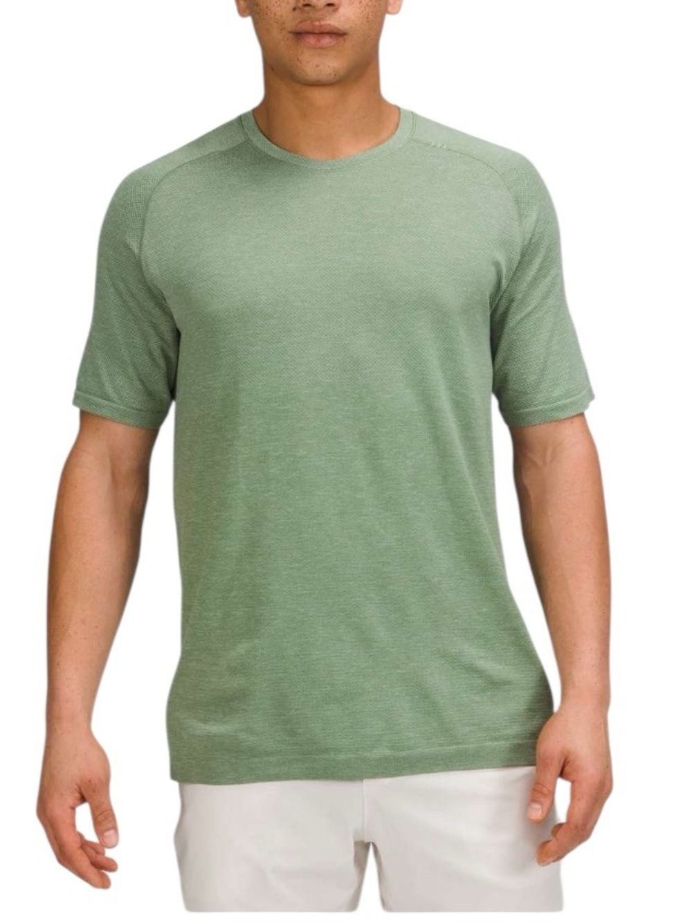 Lululemon mens Metal Vent Tech Crew Neck T Shirt Men's Size XL Green Workout Gym
